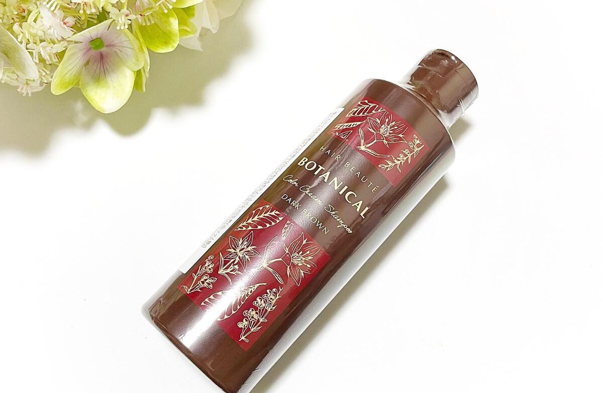 ボタニカルカラークリームシャンプー/ヘアボーテ/市販シャンプーを使ったクチコミ（1枚目）