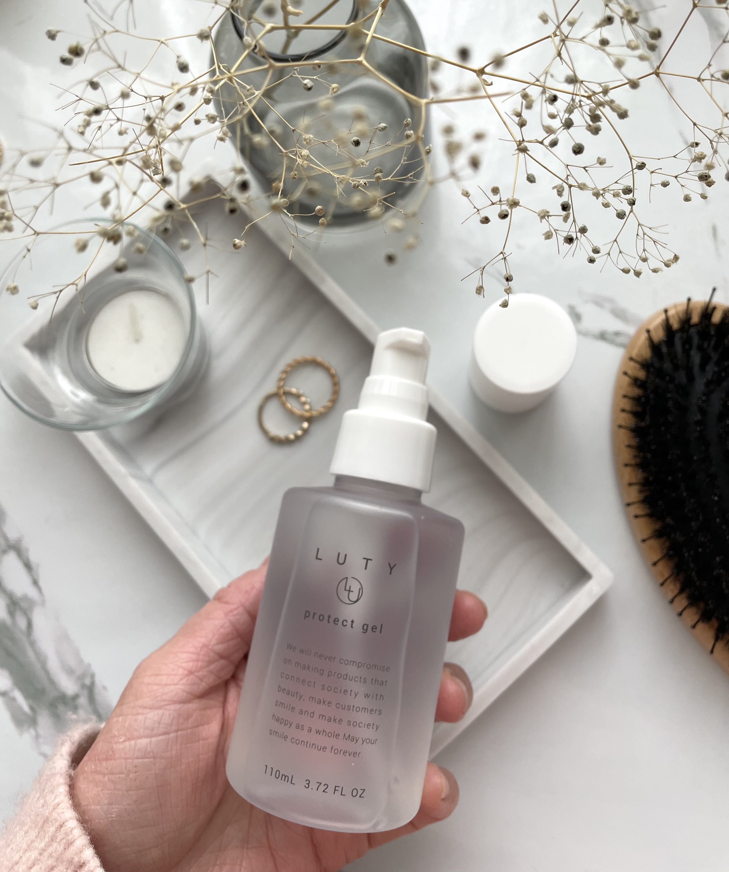 ルーティー プロテクトジェル/LUTY/アウトバストリートメントを使ったクチコミ（2枚目）