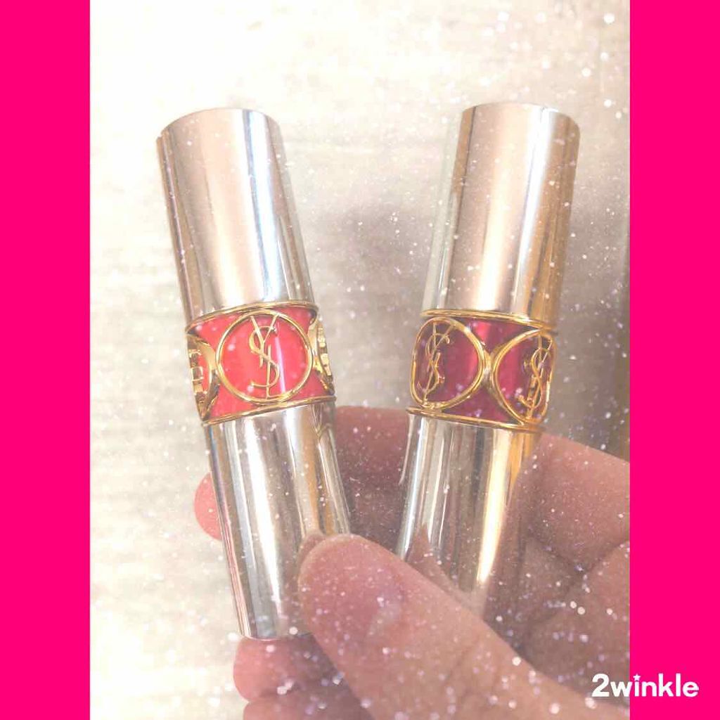 ヴォリュプテ ティントインバーム No.4 ディザイアーミーピンク/YVES SAINT LAURENT BEAUTE/口紅を使ったクチコミ（1枚目）