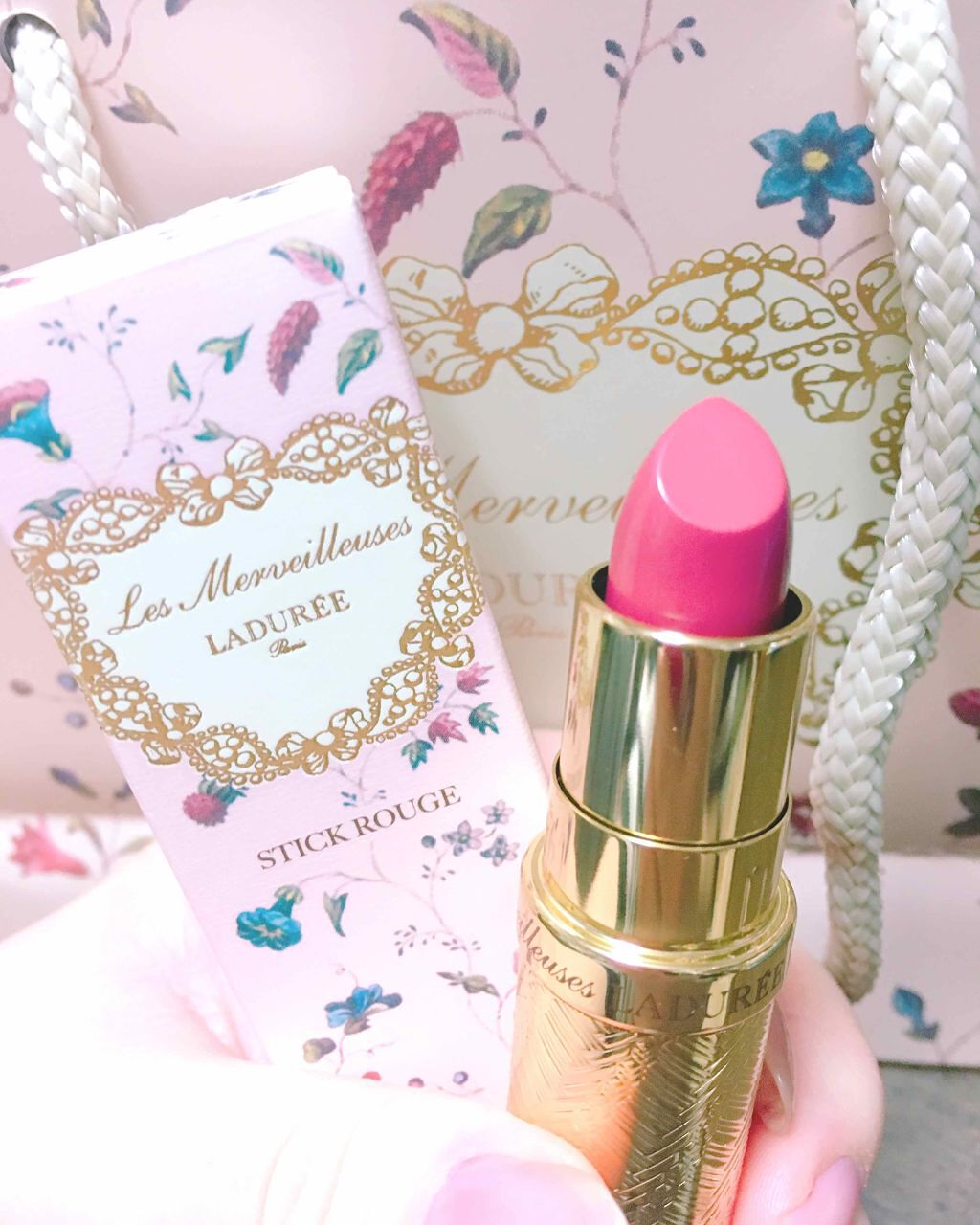 スティック ルージュ/レ・メルヴェイユーズ ラデュレ/口紅を使ったクチコミ(1枚目)