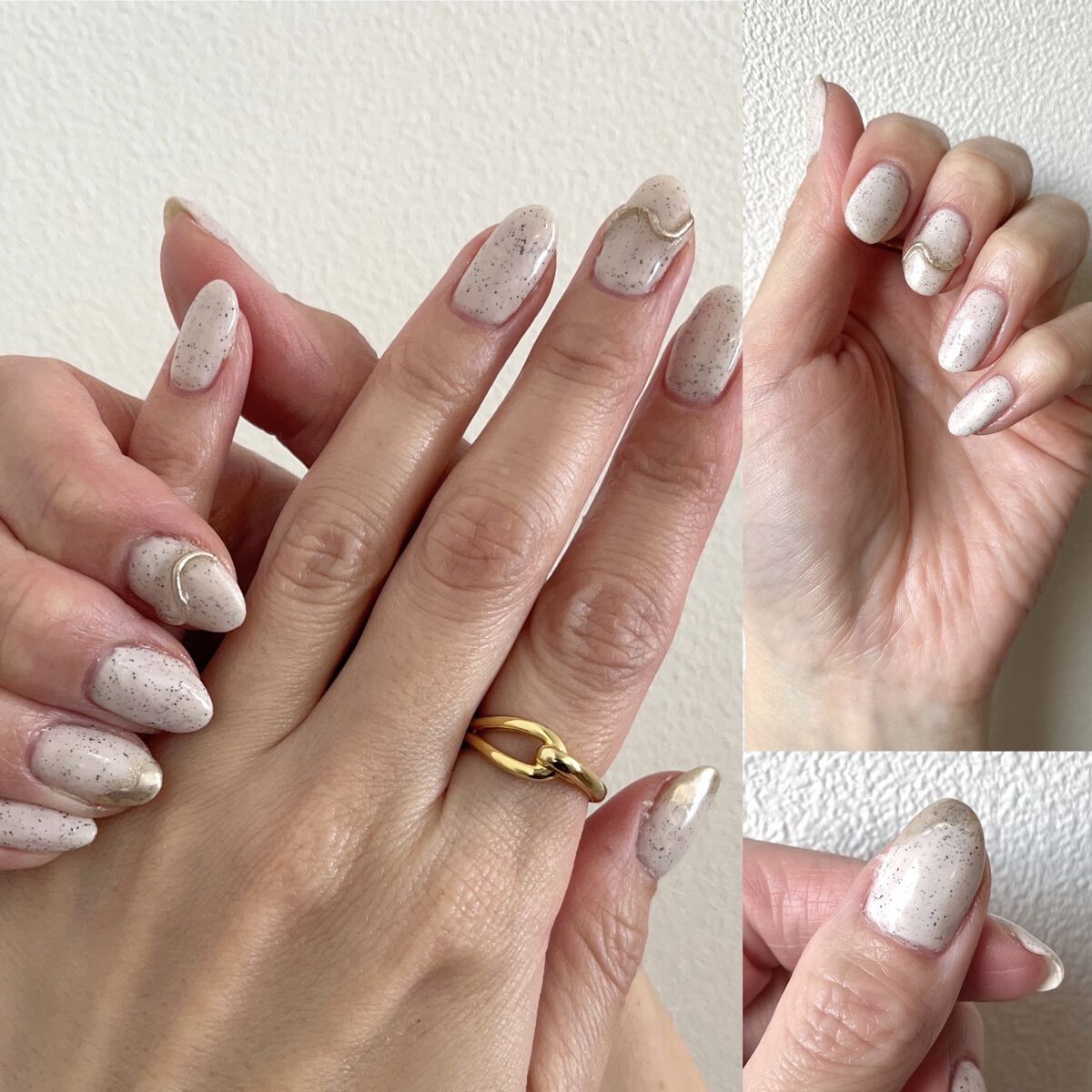 ジェルネイルDA 33 サンドアイボリー/IDATE/ジェルネイルを使ったクチコミ（3枚目）