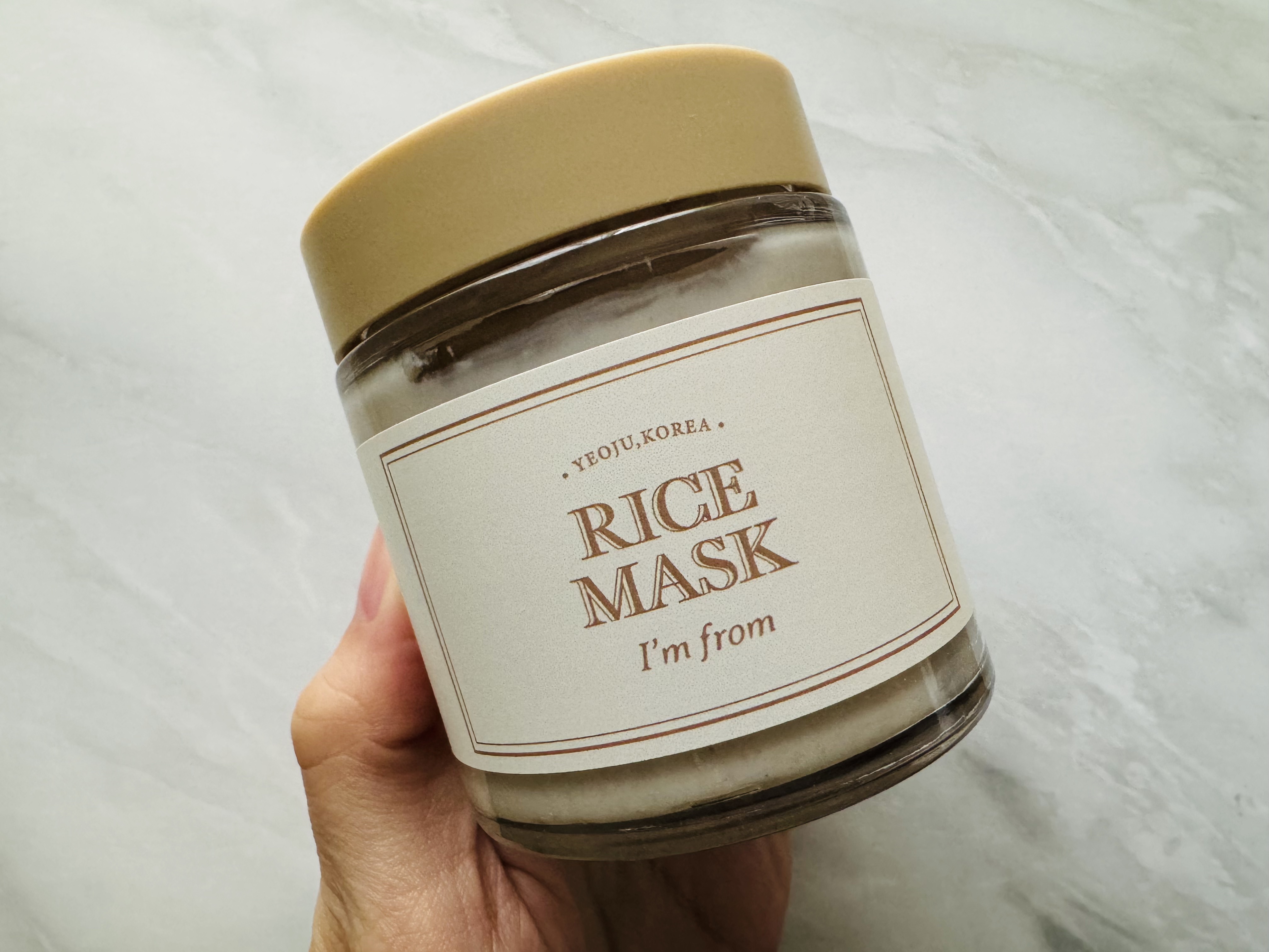 RICE MASK/I'm from/洗い流すパック・マスクを使ったクチコミ（1枚目）