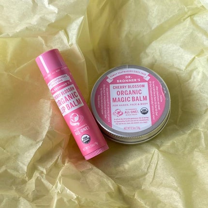 オーガニックバーム(チェリーブロッサム)/ドクターブロナー/フェイスバームを使ったクチコミ(1枚目)