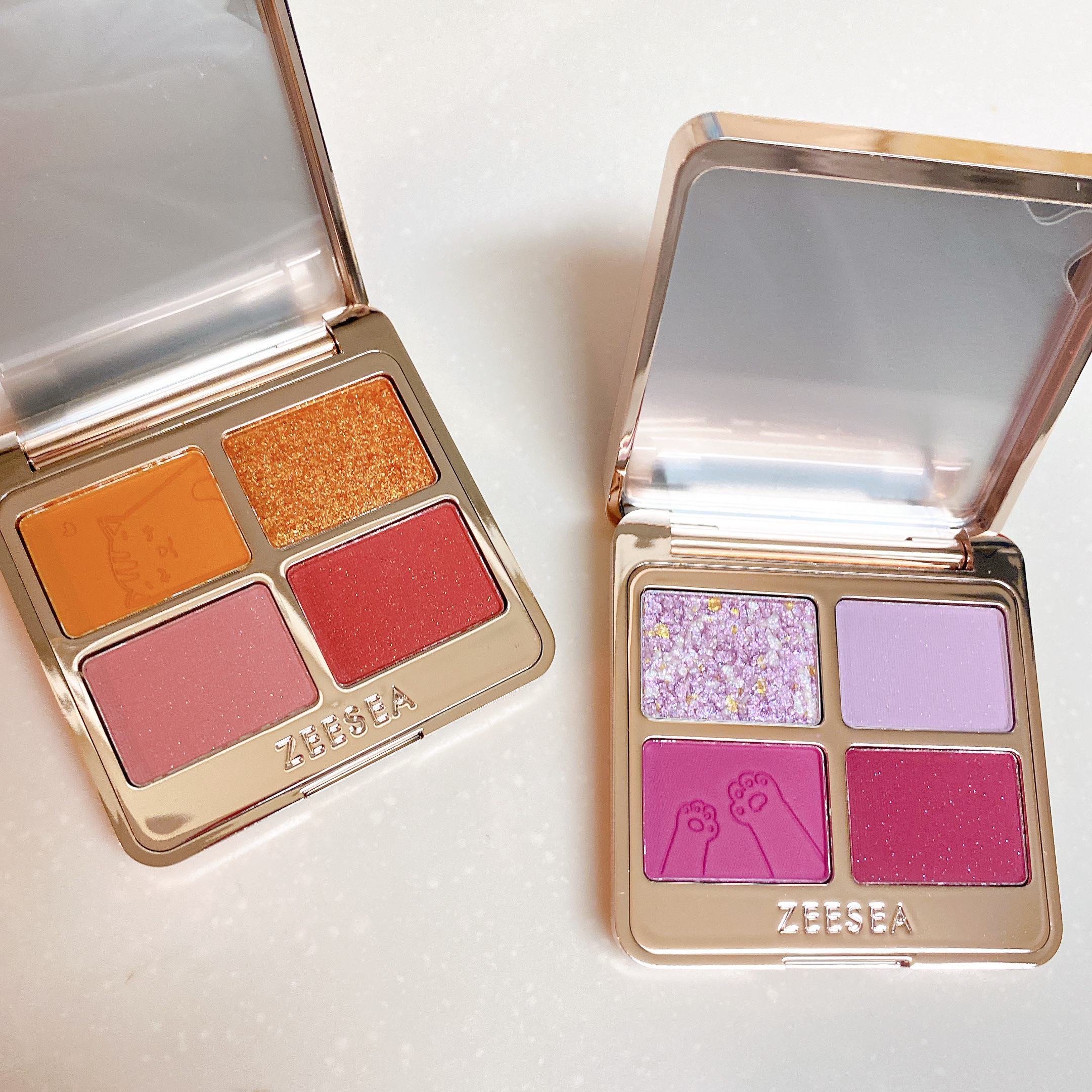 アニマルアイシャドウ(4シェード)/ZEESEA/アイシャドウパレットを使ったクチコミ（1枚目）