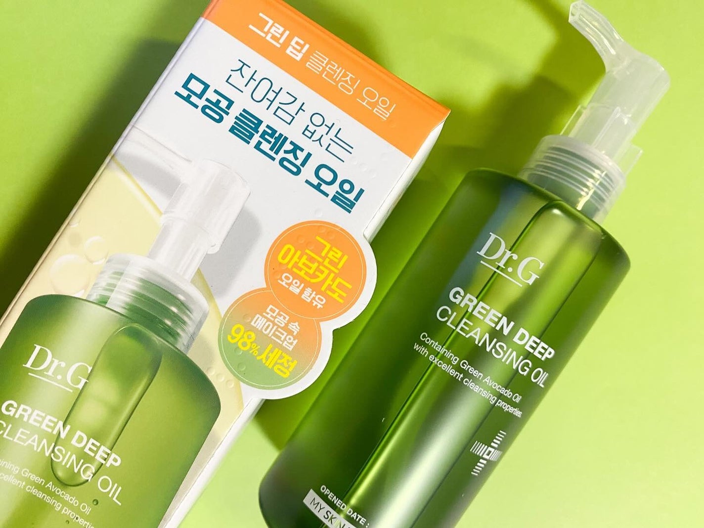 グリーンディープクレンジングオイル/Dr.G/オイルクレンジングを使ったクチコミ(4枚目)
