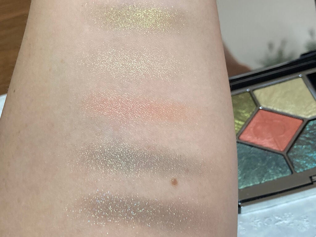 サンク クルール クチュール<バーズ オブ ア フェザー>/Dior/アイシャドウパレットを使ったクチコミ(7枚目)