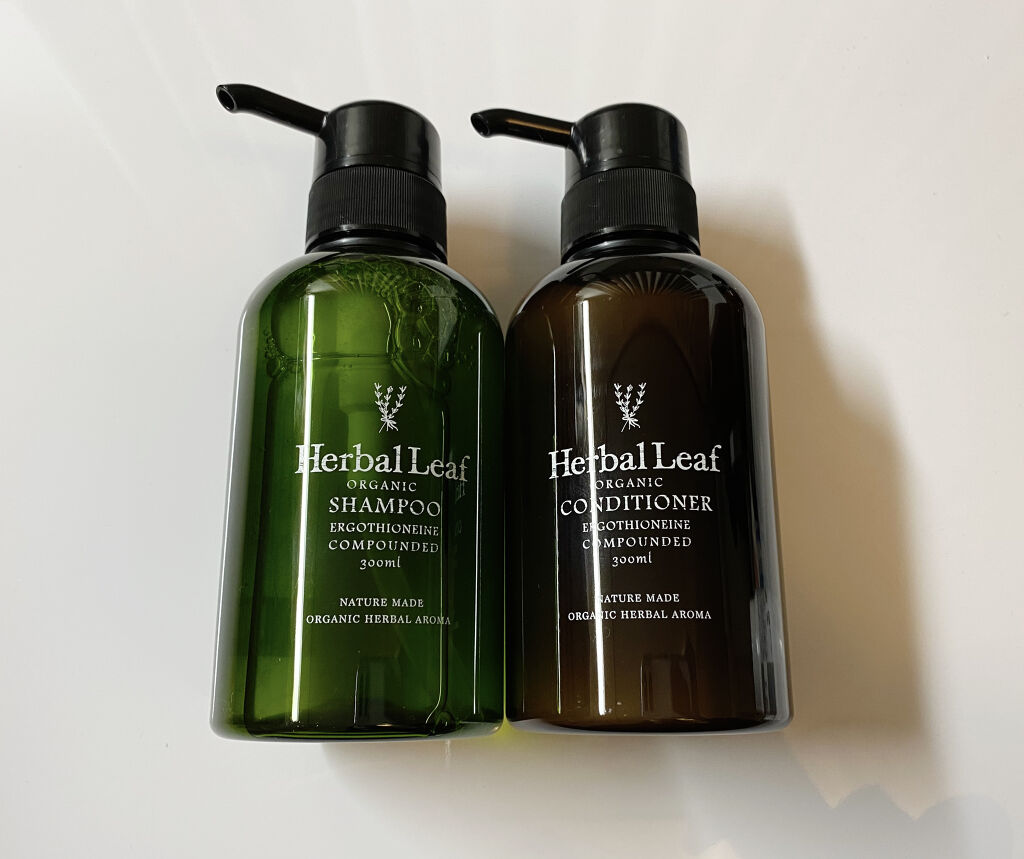 オーガニックシャンプー／コンディショナー/ハーバルリーフ/市販シャンプーを使ったクチコミ（1枚目）