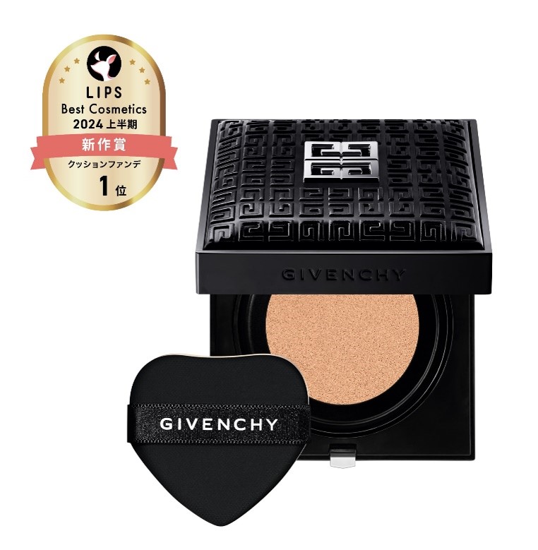 プリズム・リーブル・スキンケアリング・グロウ・クッション/GIVENCHY/クッションファンデーションを使ったクチコミ（1枚目）