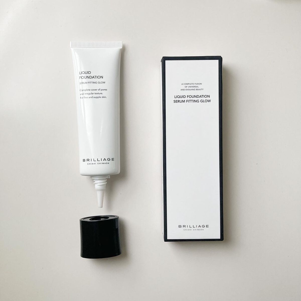 リキッドファンデーション セラム フィッティング グロウ/ブリリアージュ/リキッドファンデーションを使ったクチコミ（3枚目）