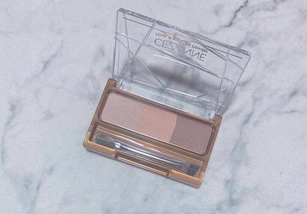 ノーズ＆アイブロウパウダー/CEZANNE/パウダーアイブロウを使ったクチコミ（1枚目）