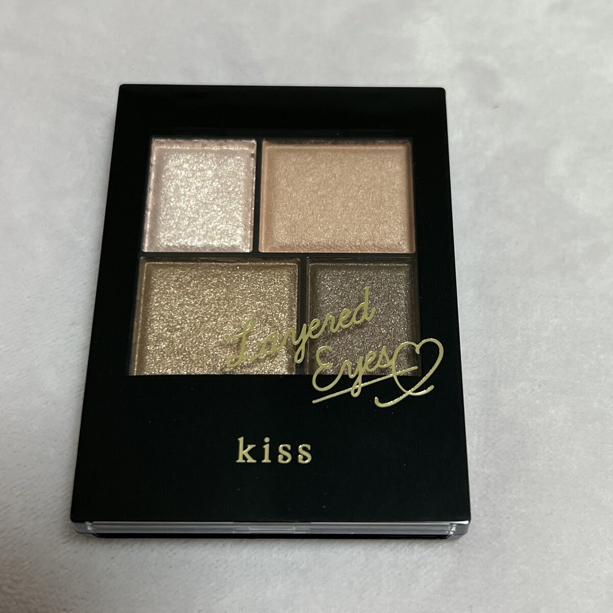 レイヤードアイズ/KiSS/アイシャドウパレットを使ったクチコミ（1枚目）