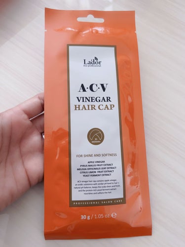 ACV VINEGAR HAIR CAP /La'dor/アウトバストリートメントを使ったクチコミ（2枚目）