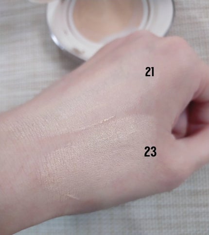 ブリージンググロークッション/Healus/クッションファンデーションを使ったクチコミ(3枚目)