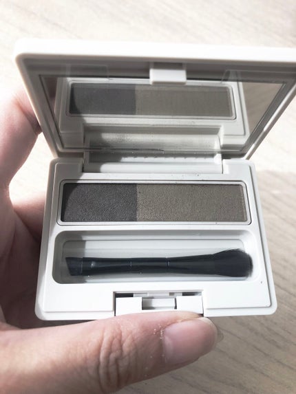 ナチュラグラッセ アイブロウパウダーのクチコミ「スキンケアをアロエガーデンに変えたら、クレンジングが、、、。そこで、石鹸落ちメイクにチャレンジ.....」(2枚目)