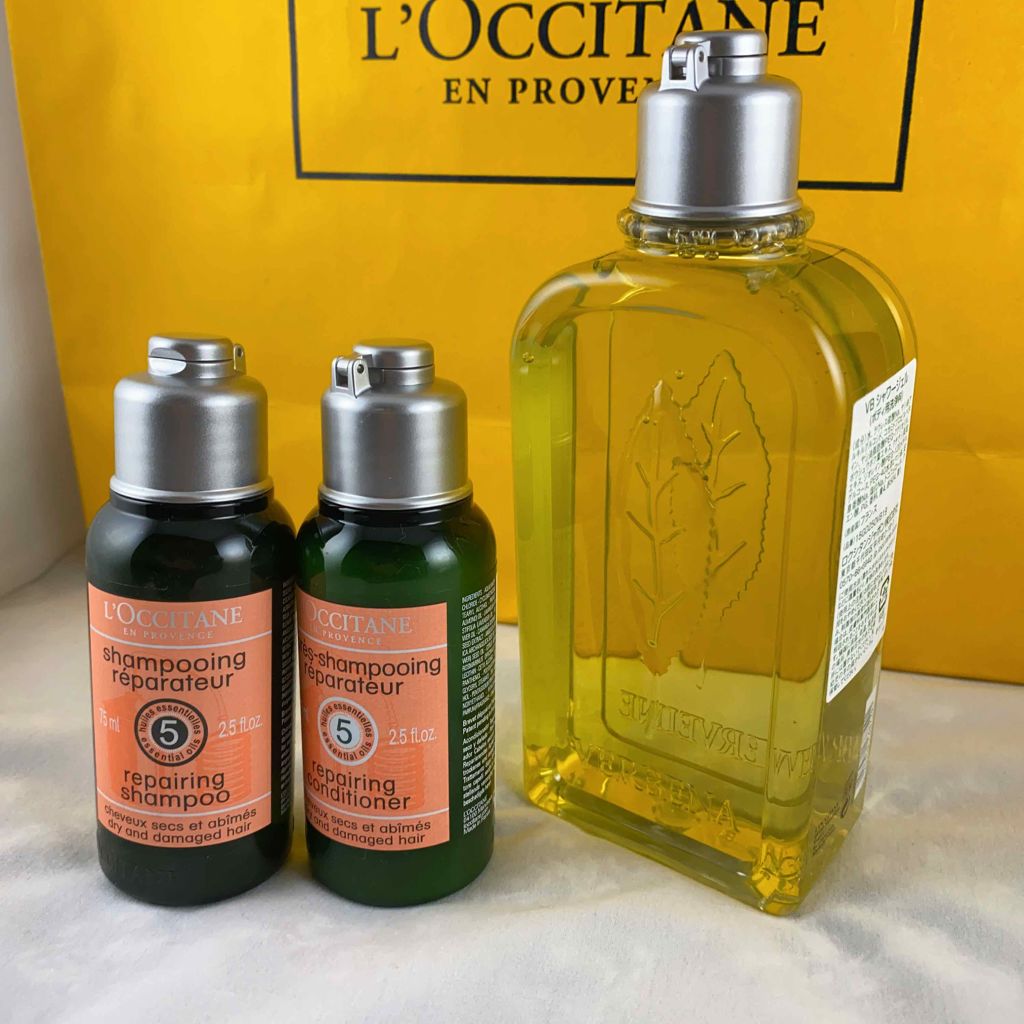 ファイブハーブス ピュアフレッシュネス シャンプー／コンディショナー/L'OCCITANE/市販シャンプーを使ったクチコミ（3枚目）