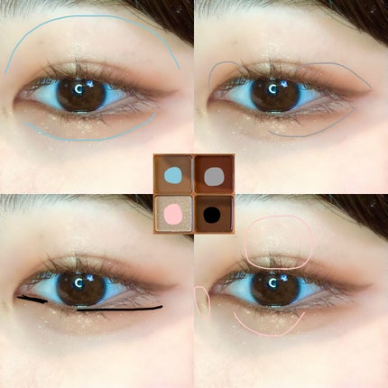 ベターザンアイズ ミュージックシリーズ/rom&nd/アイシャドウパレットを使ったクチコミ(2枚目)