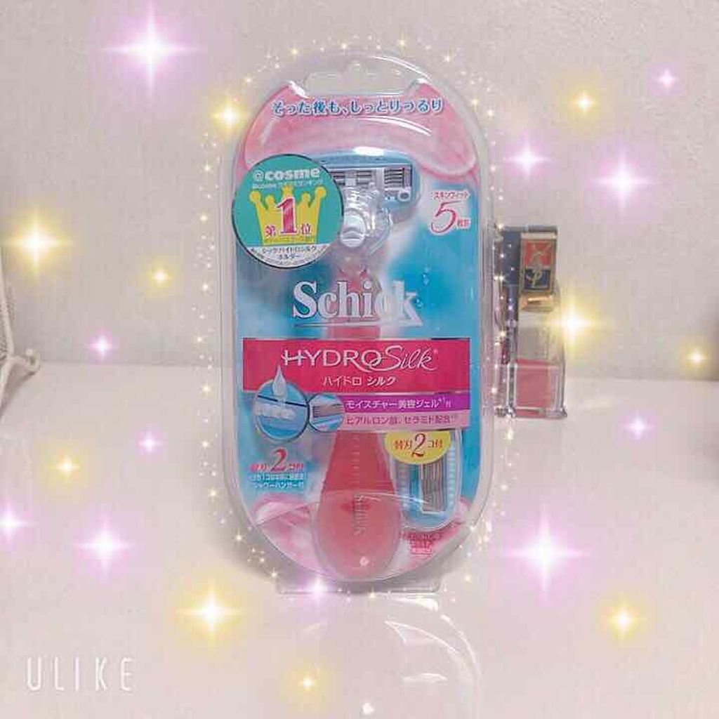 ハイドロシルク ホルダー （刃付き＋替刃１コ）/ハイドロシルク/シェーバーを使ったクチコミ（1枚目）