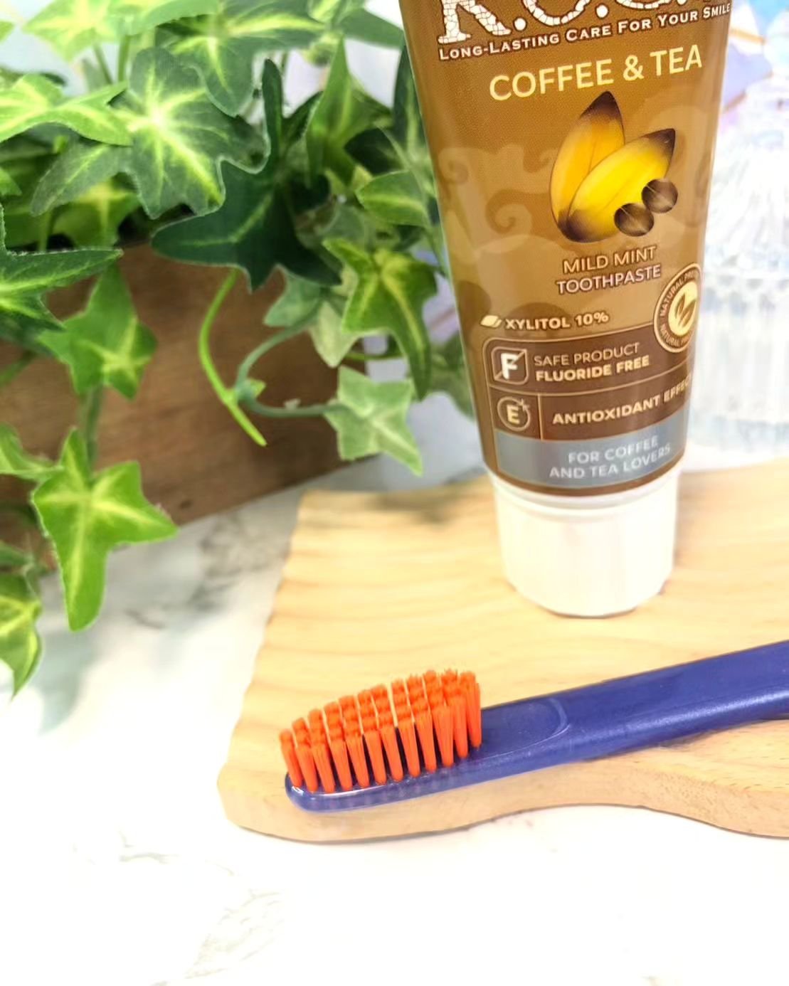 コーヒー&ティー/R.O.C.S./歯磨き粉を使ったクチコミ（3枚目）