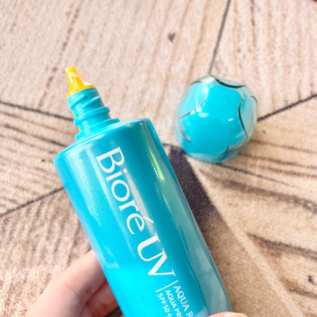 ビオレUV アクアリッチ アクアプロテクトローション(水層パック)/ビオレ/日焼け止めローションを使ったクチコミ(4枚目)