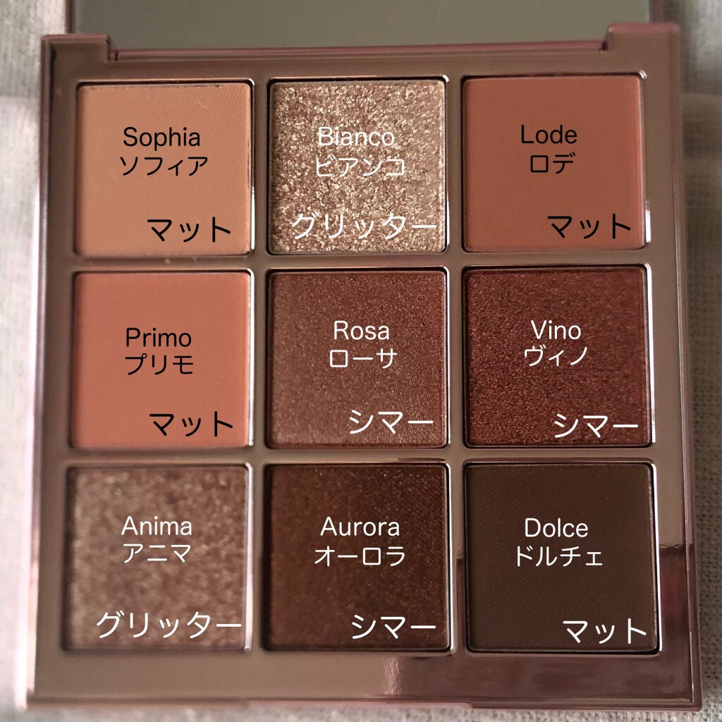 The Bella collection eyeshadow palette/CELEFIT/アイシャドウパレットを使ったクチコミ(3枚目)