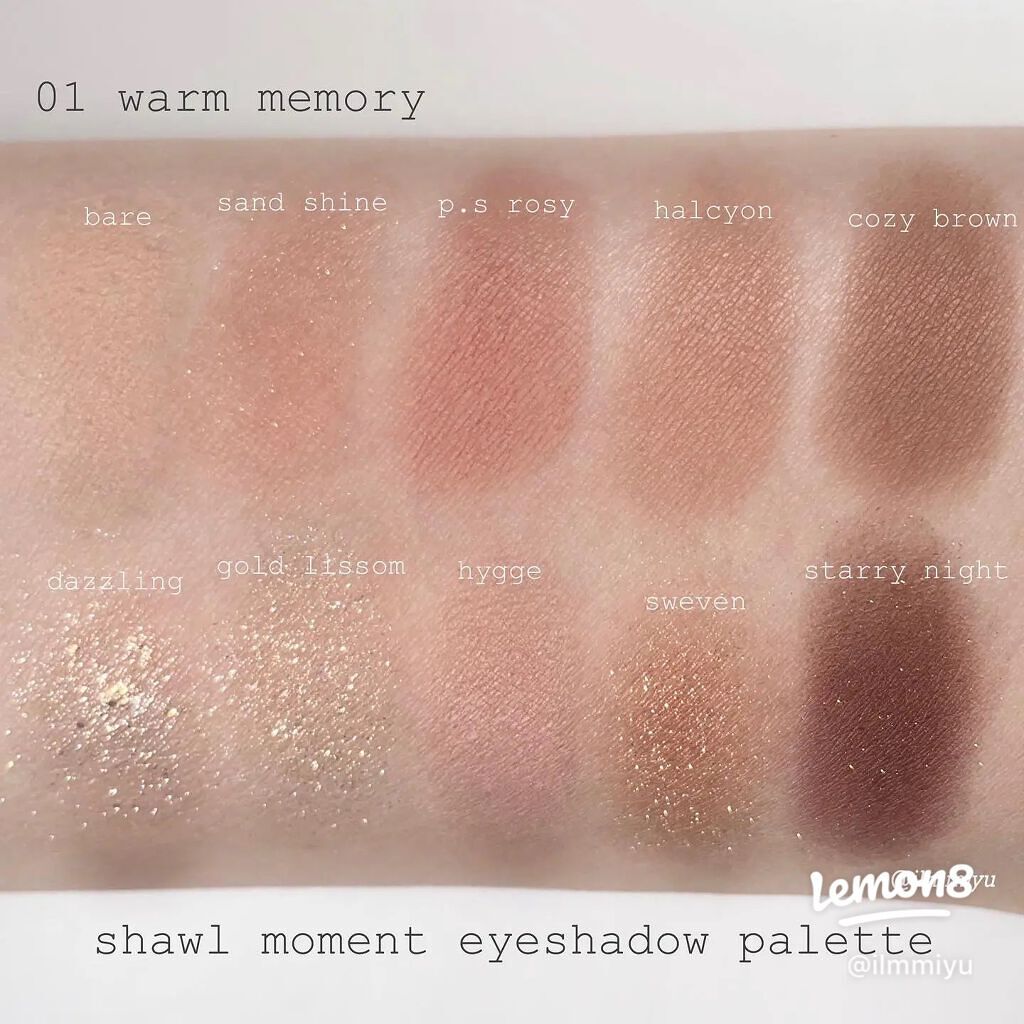 菜奈 on LIPS 「mude.新作アイシャドウパレット✨mude.ミュードshaw..」(3枚目)