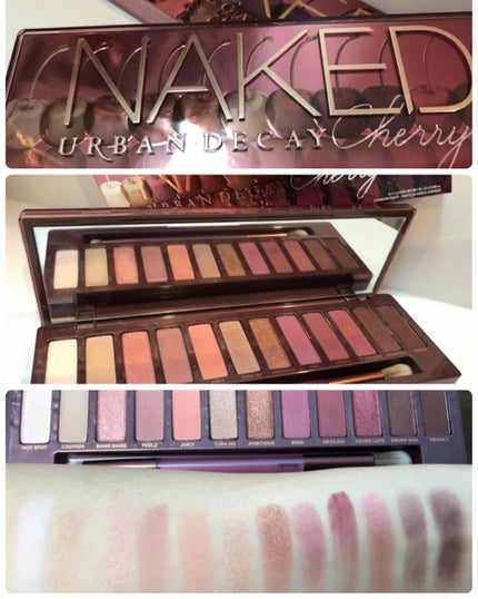 NAKED cherry/アーバンディケイ/アイシャドウパレットを使ったクチコミ(3枚目)