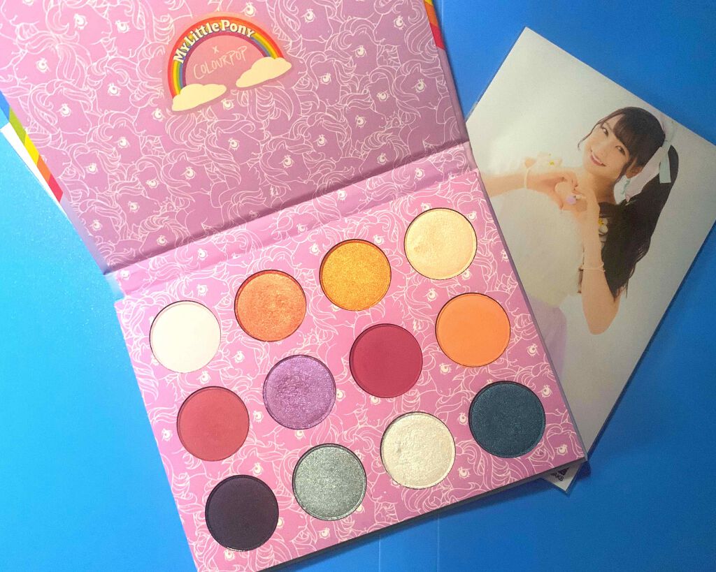 My Little Pony eyeshadow palette/ColourPop/アイシャドウパレットを使ったクチコミ（2枚目）