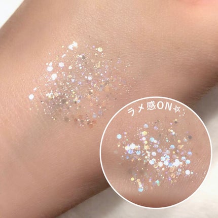 シャイラスティンググリッタージェル/POPSY NOTE/グリッターを使ったクチコミ(5枚目)