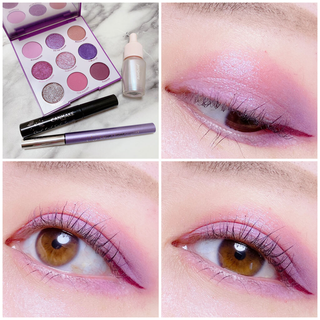 ラブ・ライナー リキッド グリッターコレクション アンティークパープル/ラブ・ライナー/リキッドアイライナーを使ったクチコミ（1枚目）