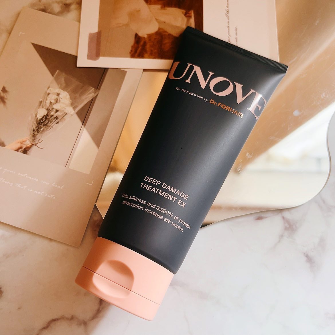 ディープダメージトリートメントEX/UNOVE/洗い流すヘアトリートメントを使ったクチコミ(4枚目)