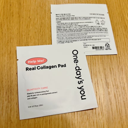 ヘルプミー! リアルコラーゲンパッド/One-day's you/トナーパッドを使ったクチコミ(1枚目)