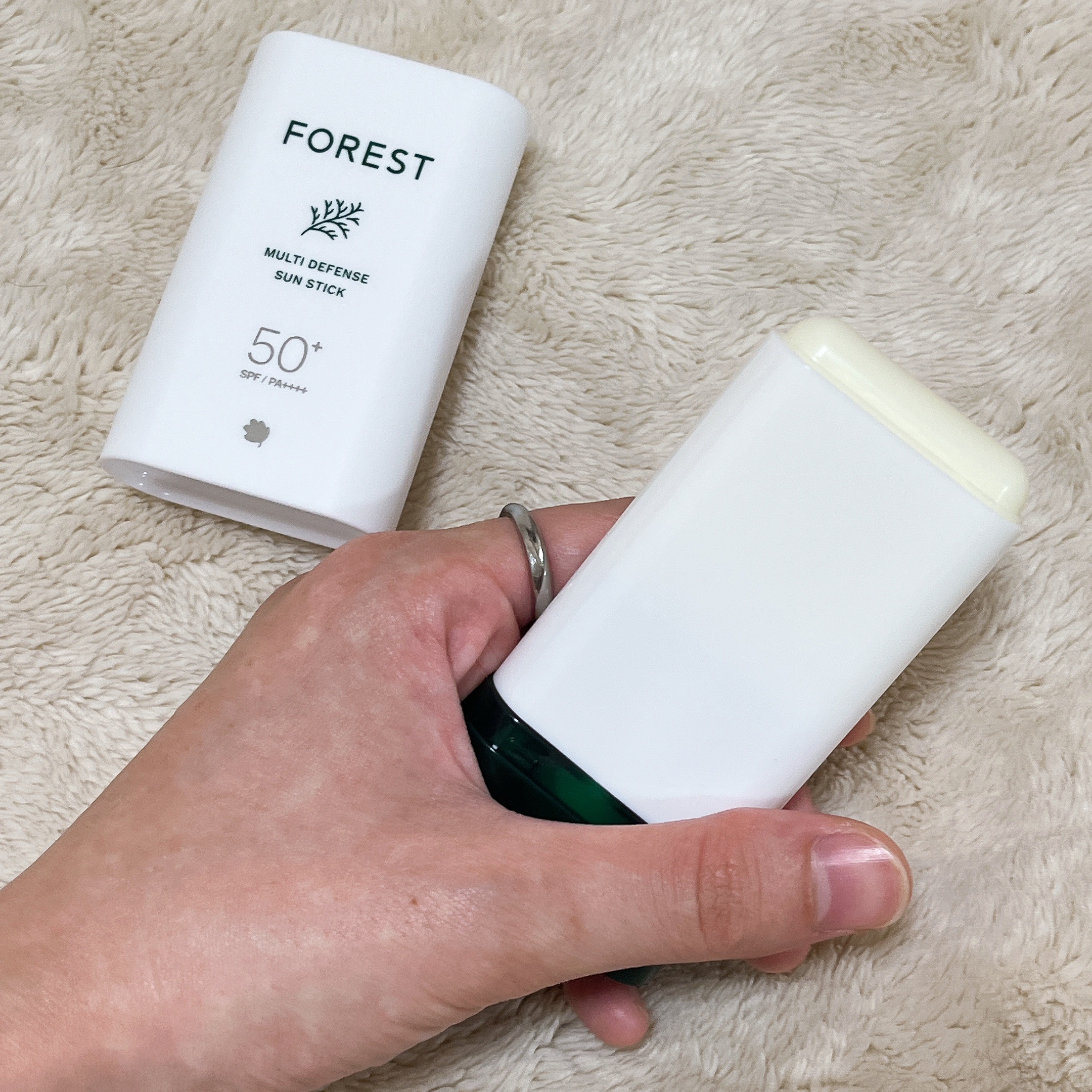 マルチディフェンスUVスティック/FoRest by Greenfinger/日焼け止めスティックを使ったクチコミ（2枚目）