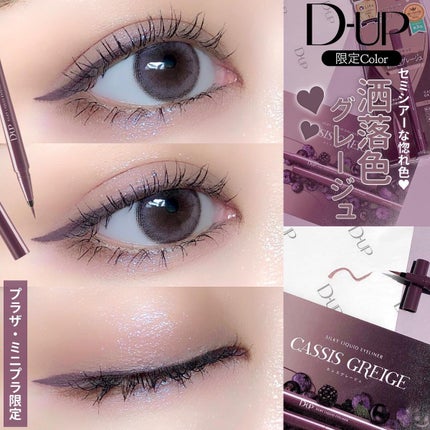 シルキーリキッドアイライナーWP/D-UP/リキッドアイライナーを使ったクチコミ(1枚目)