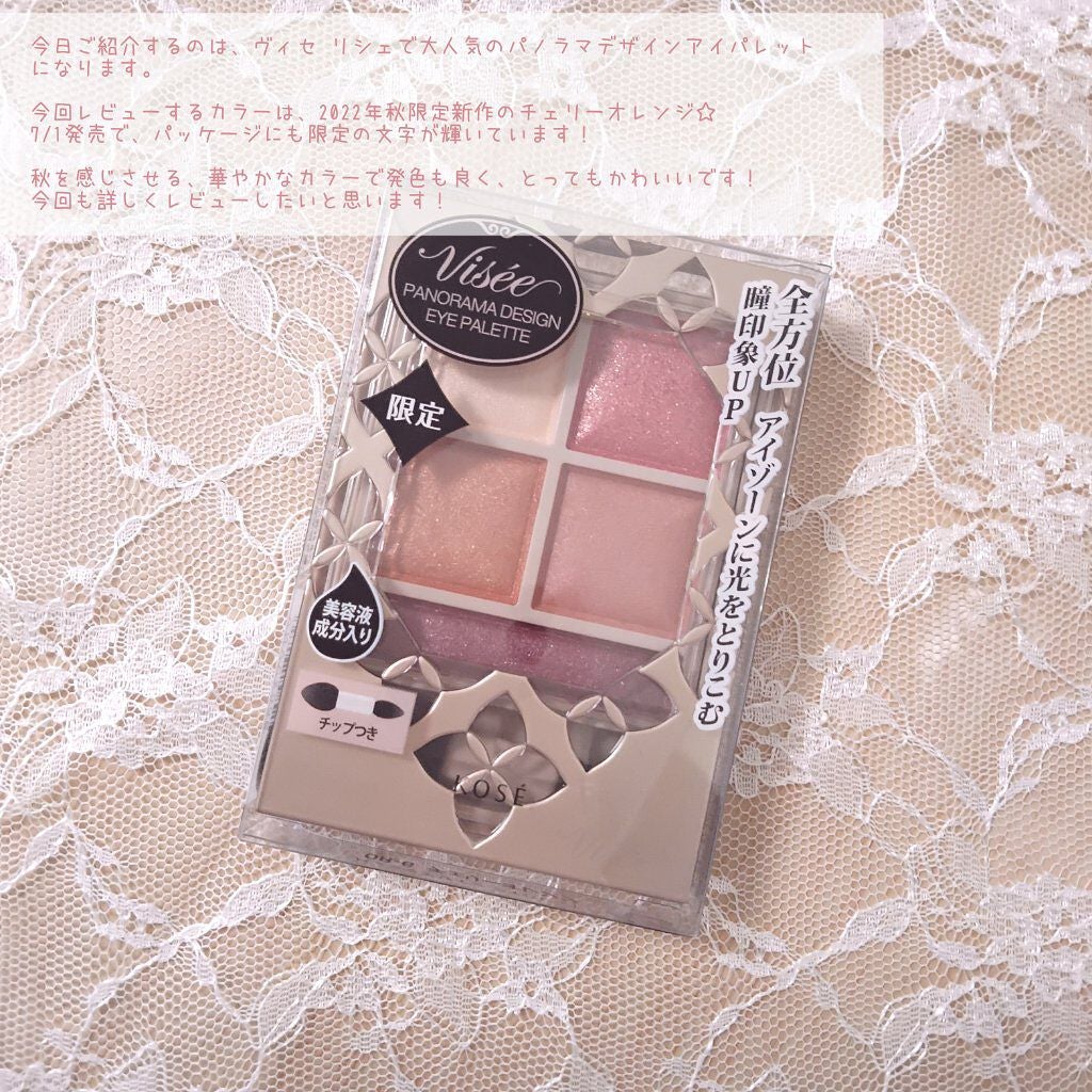 パノラマデザイン アイパレット/Visée/アイシャドウパレットを使ったクチコミ(2枚目)