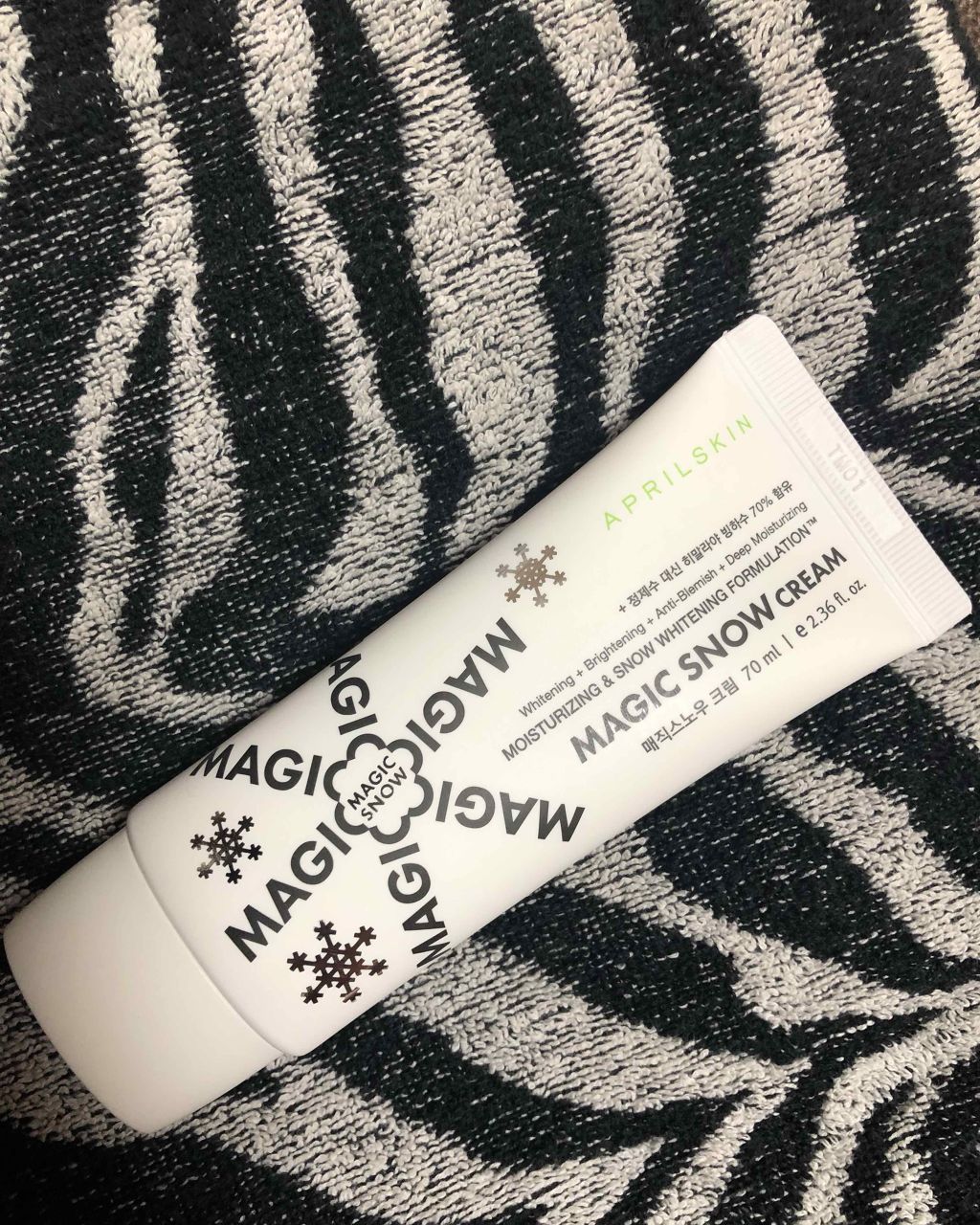 MAGIC SNOW CREAM/APRILSKIN/フェイスクリームを使ったクチコミ（1枚目）