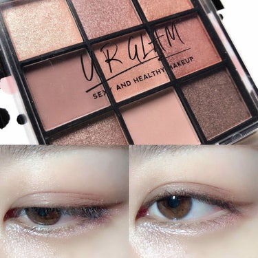 UR GLAM　BLOOMING EYE COLOR PALETTE/U R GLAM/アイシャドウパレットを使ったクチコミ（1枚目）