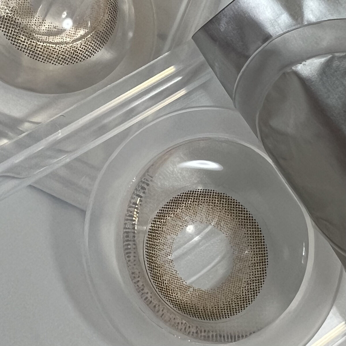 Chu's me monthly シフォンブラウン/Chu's me/１ヶ月（１MONTH）カラコンを使ったクチコミ（3枚目）