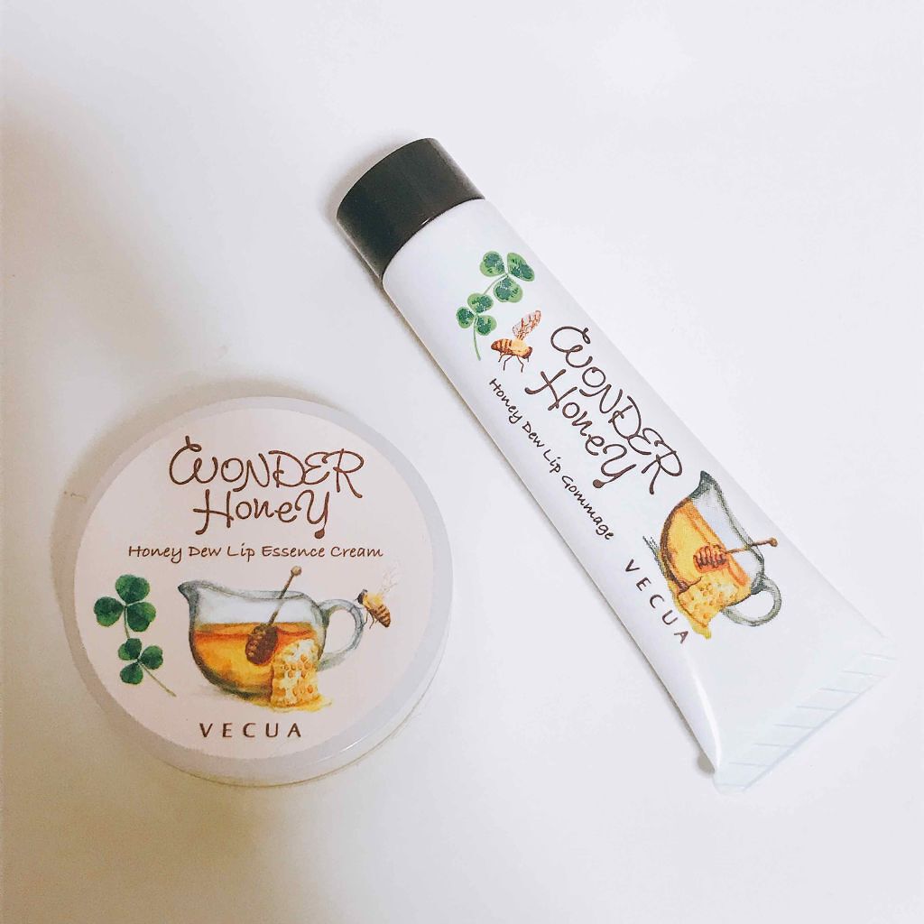 ワンダーハニー 唇とろ蜜ゴマージュ/VECUA Honey/リップケアを使ったクチコミ(1枚目)