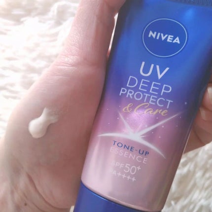 ニベアUV ディープ プロテクト&ケア トーンアップ エッセンス/ニベア/日焼け止めローションを使ったクチコミ(3枚目)