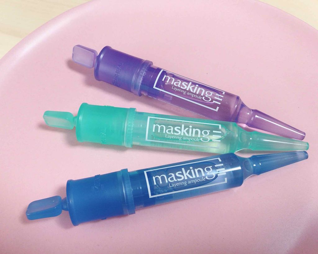 マスキング レイアリング アンプル /MEDIHEAL/美容液を使ったクチコミ（2枚目）
