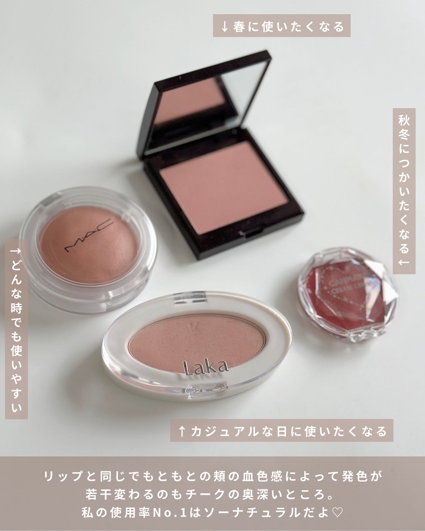 クリームチーク/キャンメイク/ジェル・クリームチークを使ったクチコミ(9枚目)