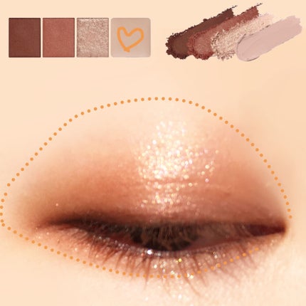 スパークリングリッチシャドウ/LB/アイシャドウパレットを使ったクチコミ(2枚目)