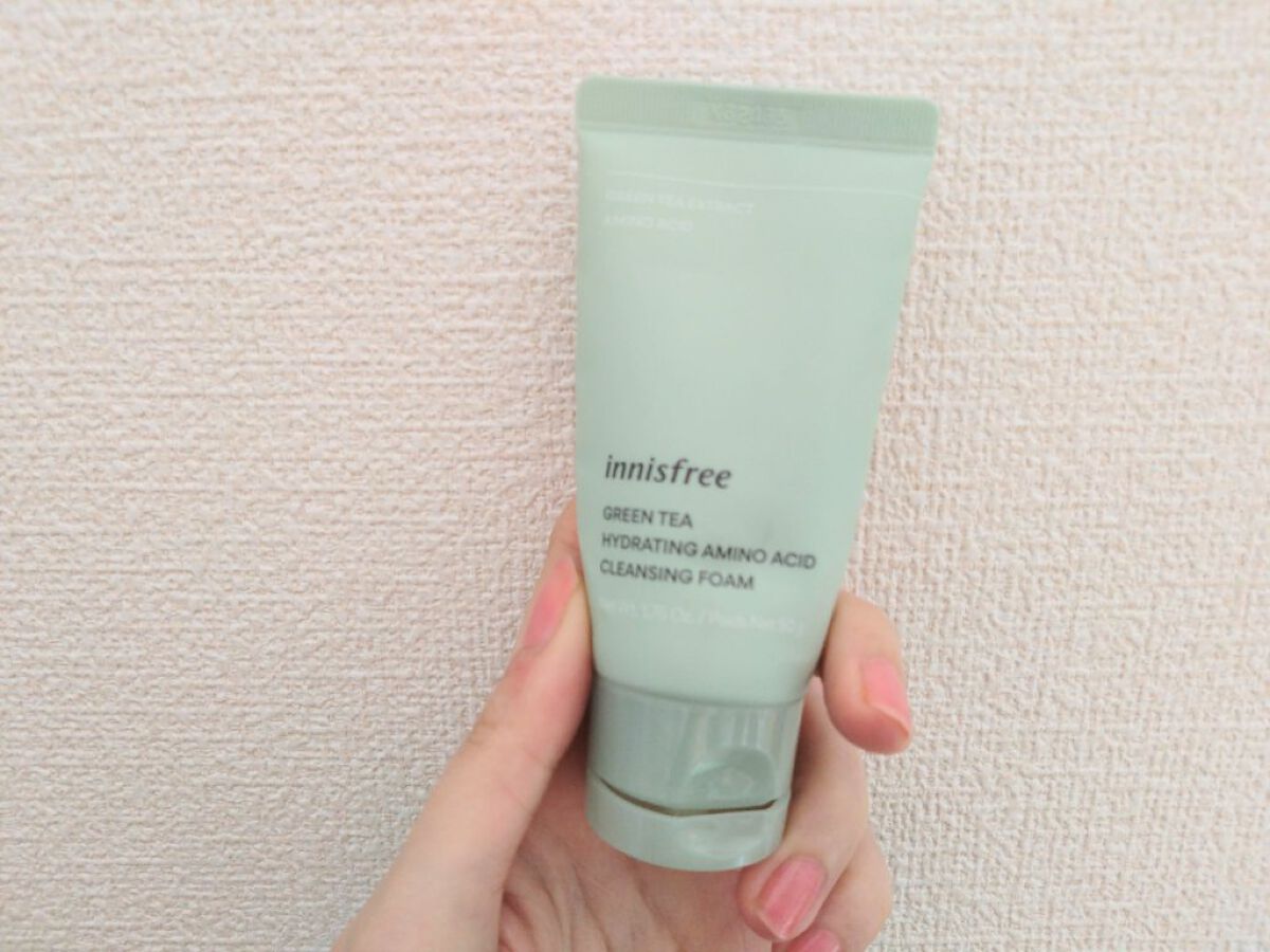 グリーンティー アミノ　フォームクレンザー/innisfree/洗顔フォームを使ったクチコミ（1枚目）