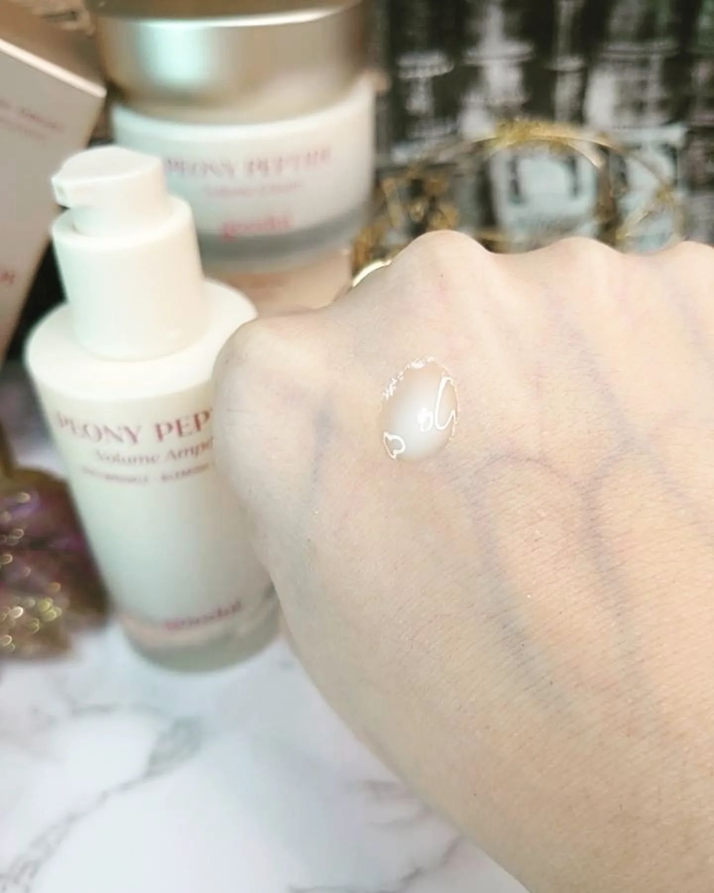 ピオニーペプチドクリーム/goodal/フェイスクリームを使ったクチコミ（3枚目）