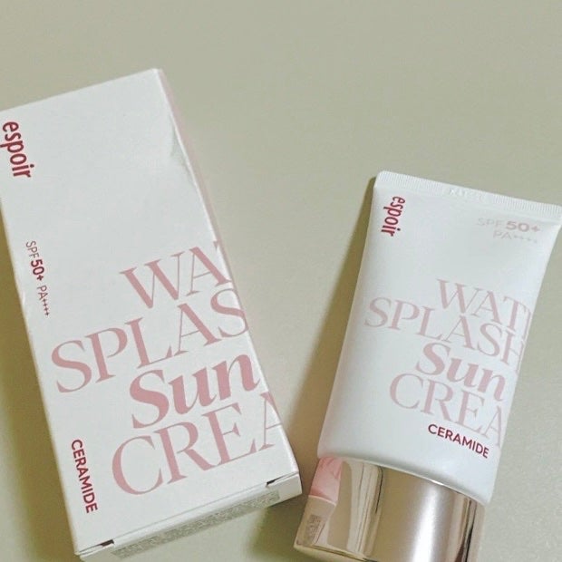 ウォータースプラッシュサンクリーム セラミド/espoir/日焼け止めクリームを使ったクチコミ(2枚目)