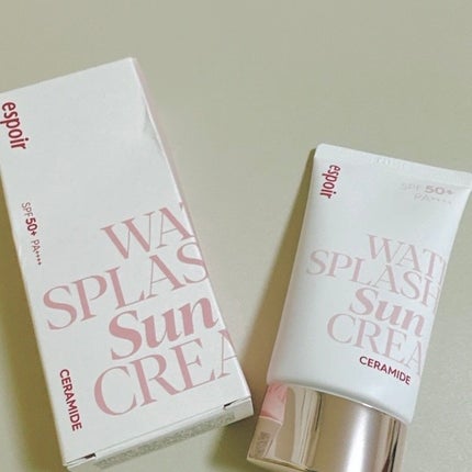 ウォータースプラッシュサンクリーム セラミド/espoir/日焼け止めクリームを使ったクチコミ(2枚目)