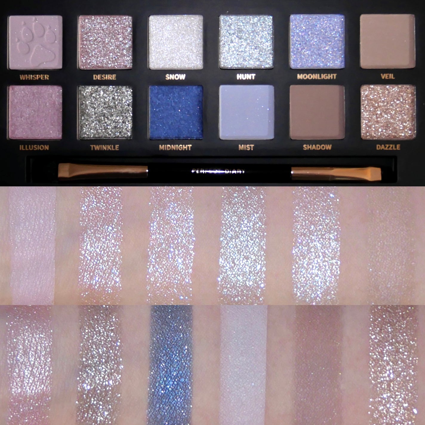 エクスプローラ12色 動物アイシャドウパレット/PERFECT DIARY/アイシャドウパレットを使ったクチコミ(2枚目)