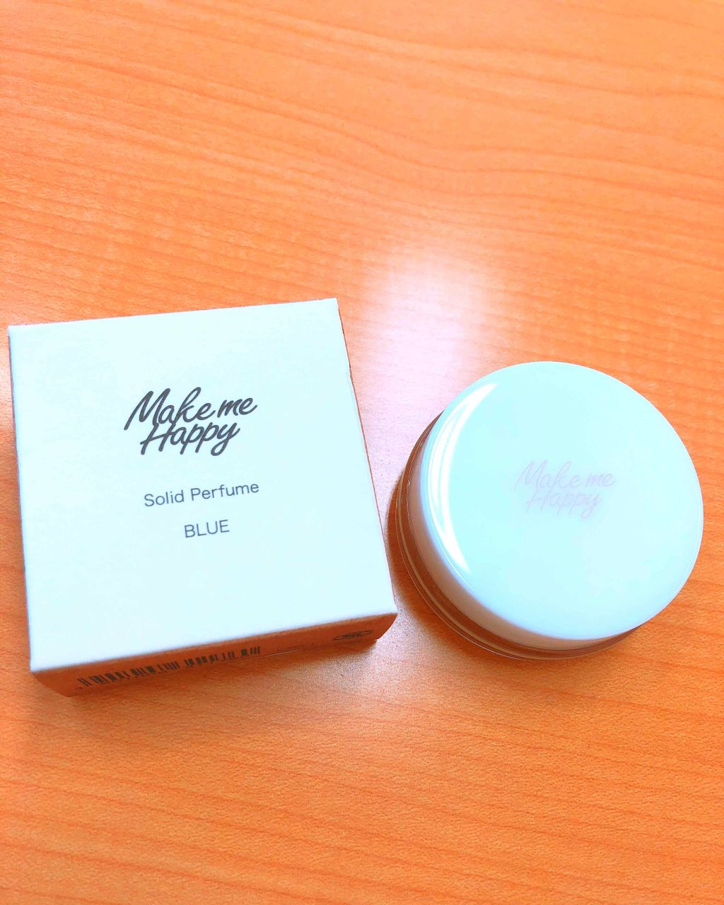 メイクミーハッピー ソリッドパフューム BLUE/キャンメイク/練り香水を使ったクチコミ(2枚目)
