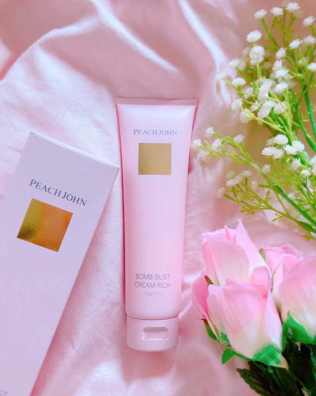 ボムバストクリーム　リッチ/PEACH JOHN/バスト・ヒップケアを使ったクチコミ（1枚目）