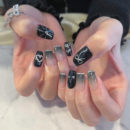 #ジェルネイル,#ワンカラーネイル,#ニュアンスネイル,#うるうるネイル,#ちゅるんネイル,#シンプルネイル,#パーツネイル,#透け感ネイル,#クリアネイル,#ぷっくりネイル,#ちぐはぐネイル,#韓国ネイル,#チークネイル,#うるつやネイル,#フレンチガーリーネイル,#シルバーネイル,#リボンネイル,#黒ネイルのネイルデザイン